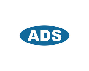 ADS logo design vector template