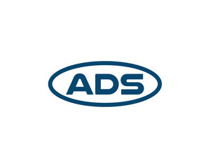 ADS logo design vector template