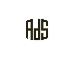 Fototapeta premium ADS logo design vector template