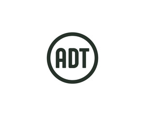 ADT logo design vector template