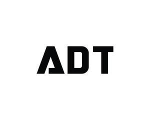 ADT logo design vector template