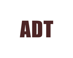 ADT logo design vector template