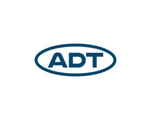 ADT logo design vector template
