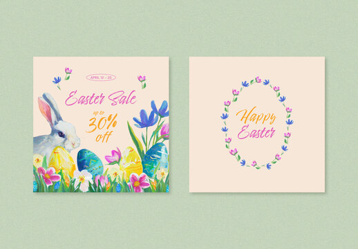 Easter Social Media Layout