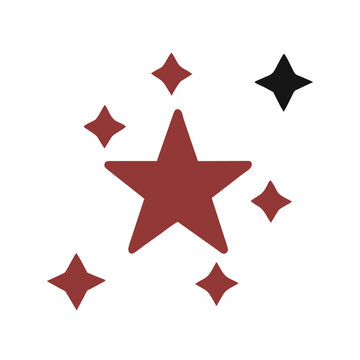 Star cluster vektor icon illustation