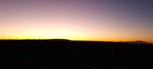 Purple sky