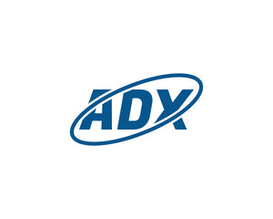 ADX Logo design vector template