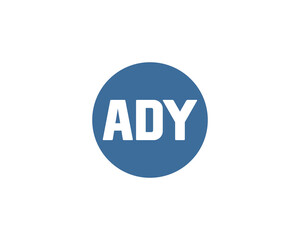 ADY logo design vector template