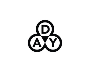 ADY logo design vector template