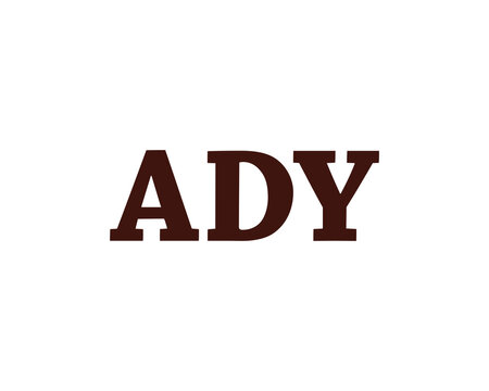 ADY logo design vector template