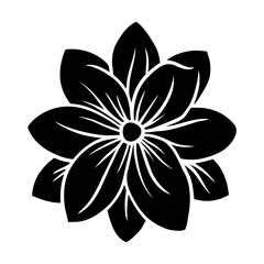 Hand drawn simple flower illustration