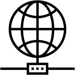 Internet Server Vector Icon