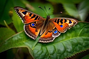 Obraz premium butterfly on flower