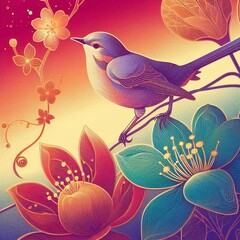 background with bird
