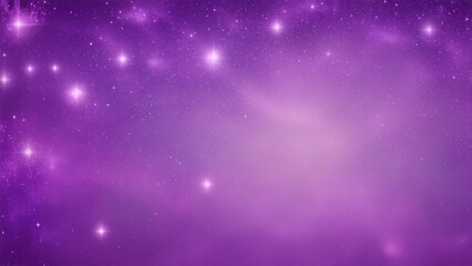 Obraz premium Purple particles and light abstract background with shining dots stars