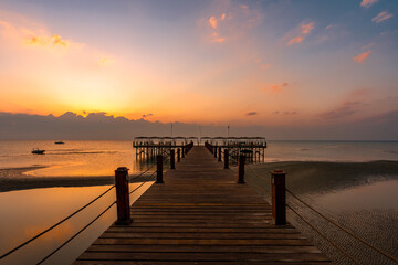 Sunrise  at the pier
