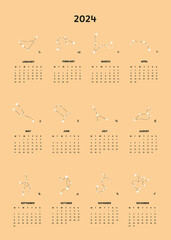 Calendar 2024 Horoscope Peach Fuzz