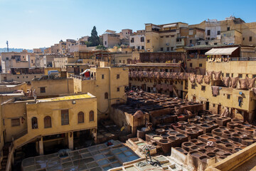 モロッコの古都フェズにあるタンネリショワラ