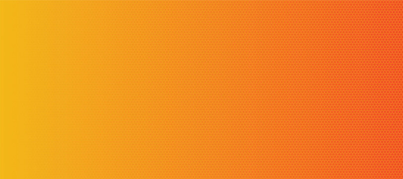 abstract orange background with a hexagon pattern