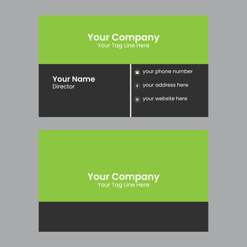business card template