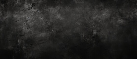 Obraz premium Dark elegance: abstract black texture background with copy space for text – grunge wall structure and canvas