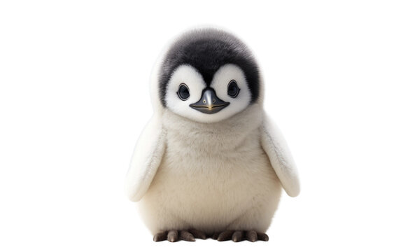 Capturing the Essence of Doll Penguin in Real Photo Isolated on Transparent Background PNG.