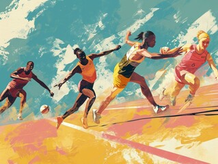 Vibrant Contenders in the Paris 2024 Shot Put Arena