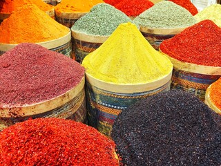 Spices for sale at the grand bazaar