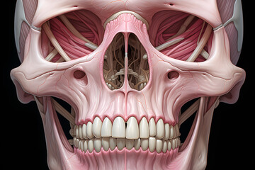 Skull, human anatomy