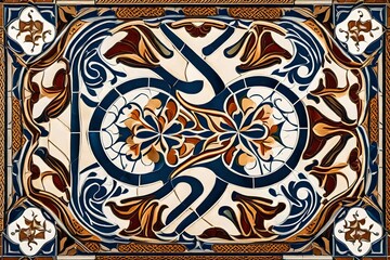 thai style painting on wall