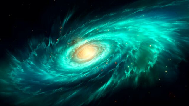 galaxy on space at night like black hole video looping animation background live wallpaper