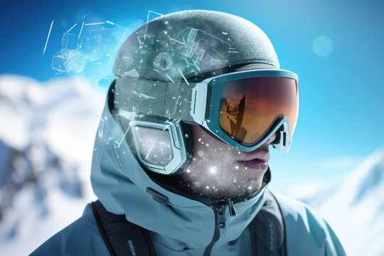 Using Ar Goggles To Navigate Mountain Slopes With Terrain Map