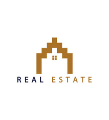 Home logo design template modern.