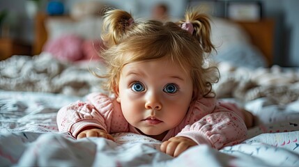 Cute Baby Girl Alarm Clock Wake, Background HD For Designer