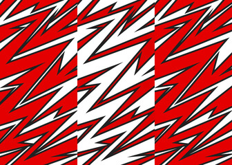 Abstract background with various sharp, zigzag and arrow pattern. Background set
