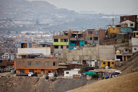 Lima, the capital of Peru, has areas with informal settlements, commonly known as "shanty towns" or "barriadas."