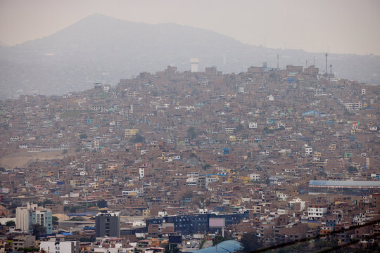 Lima, the capital of Peru, has areas with informal settlements, commonly known as "shanty towns" or "barriadas."