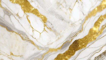 white and gold marble textured background abstract design 4k wallpaper ai
