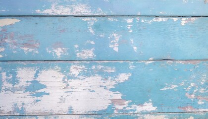 blue wood background with peeled paint