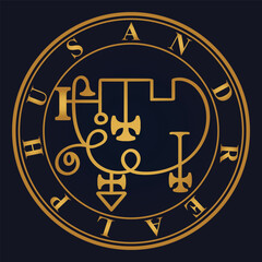 Seal of Solomon Sigil of Andrealphus‏