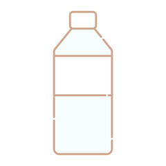 シンプルな水のペットボトル⭐︎PNG