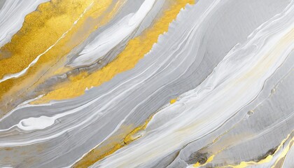abstract gray white and gold painting ai