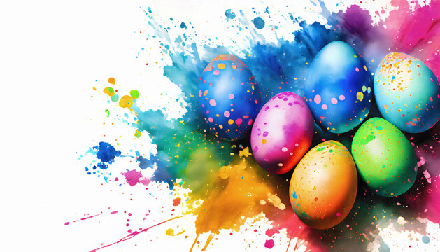 Lively Easter eggs