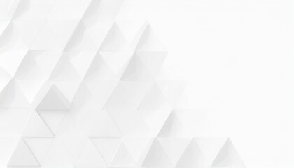random shifted white polygon geometrical prism structure pattern background wallpaper banner with copy space
