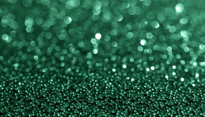 emerald glitter bokeh background unfocused shimmer jade green sparkle crystal droplets wallpaper...