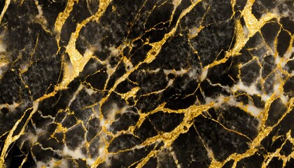 black and gold marble texture background abstract design 4k wallpaper ai