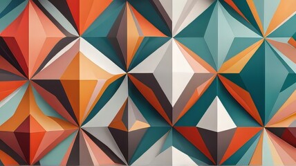 Papel pintado geométrico