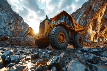 Obraz premium bulldozer in action
