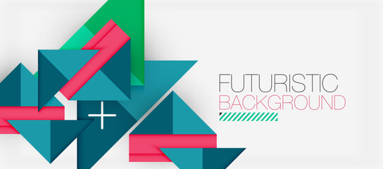 Triangle Vector Background Illustration For Wallpaper, Banner, Background, Card, Book Illustration, landing page