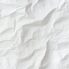 wrinkled white paper